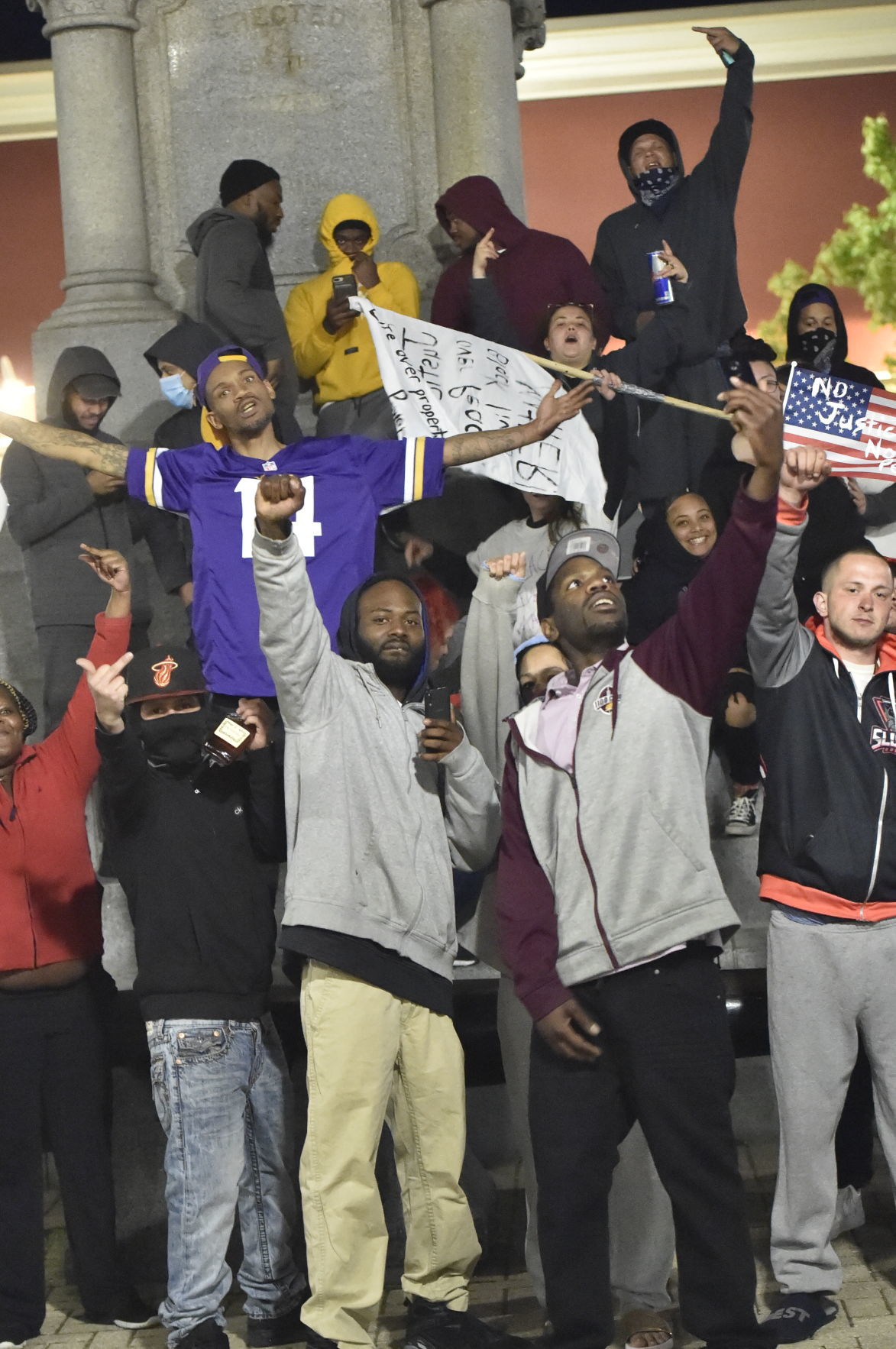Black Lives Matter on Monument Square